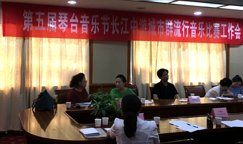 合肥市文化馆参加第五届琴台音乐节比赛工作会