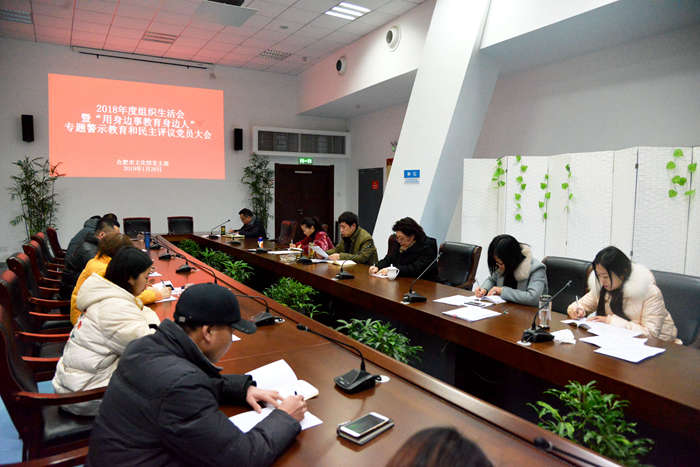 市文化馆召开2018年度组织生活会 暨“用身边事教育身边人”专题警示教育和民主评议党员大会