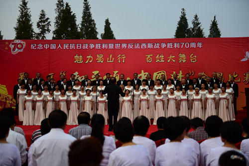 “魅力蜀山行 百姓大舞台”暨蜀山区“和平颂 中国梦”合唱比赛圆满落幕